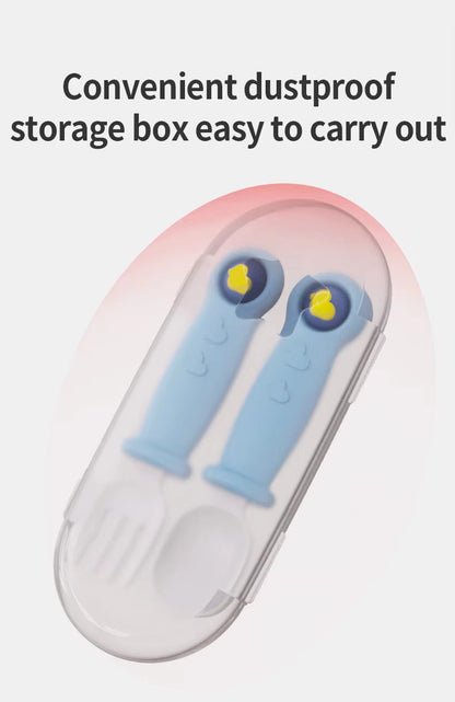 Baby Pack Of 2 Silicone Spoon Feeding Set Yellow - Sunshine